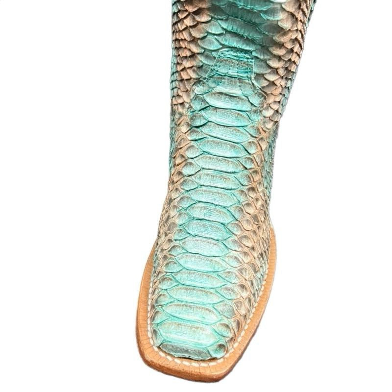 Ladies R Watson RWL7214 Python Copper & Teal 17"