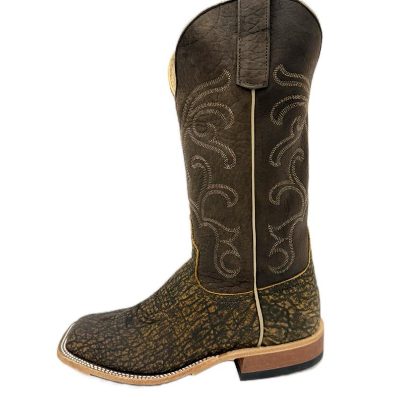 Anderson Bean - Antique Saddle Safari Elephant/American Bison Top (Made In Texas)