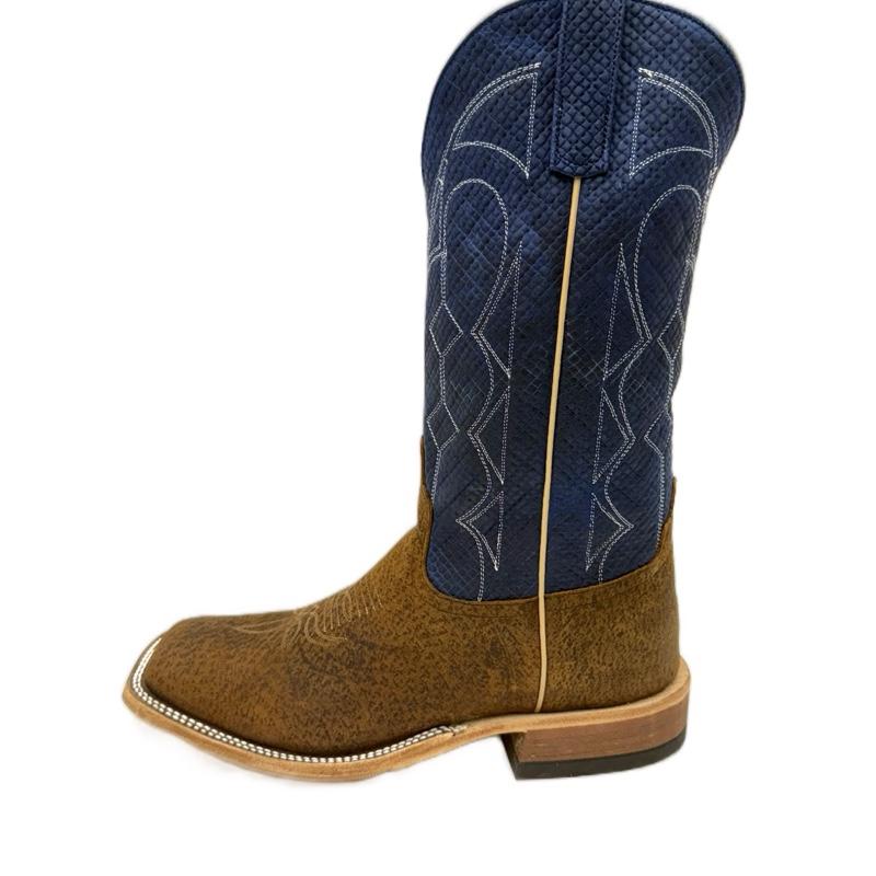 Anderson Bean - Havana Tag Boar/Blue Chex Top (Made In Texas)