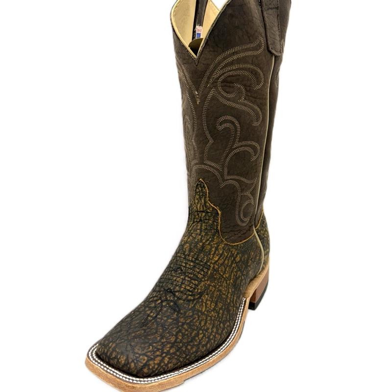Anderson Bean - Antique Saddle Safari Elephant/American Bison Top (Made In Texas)
