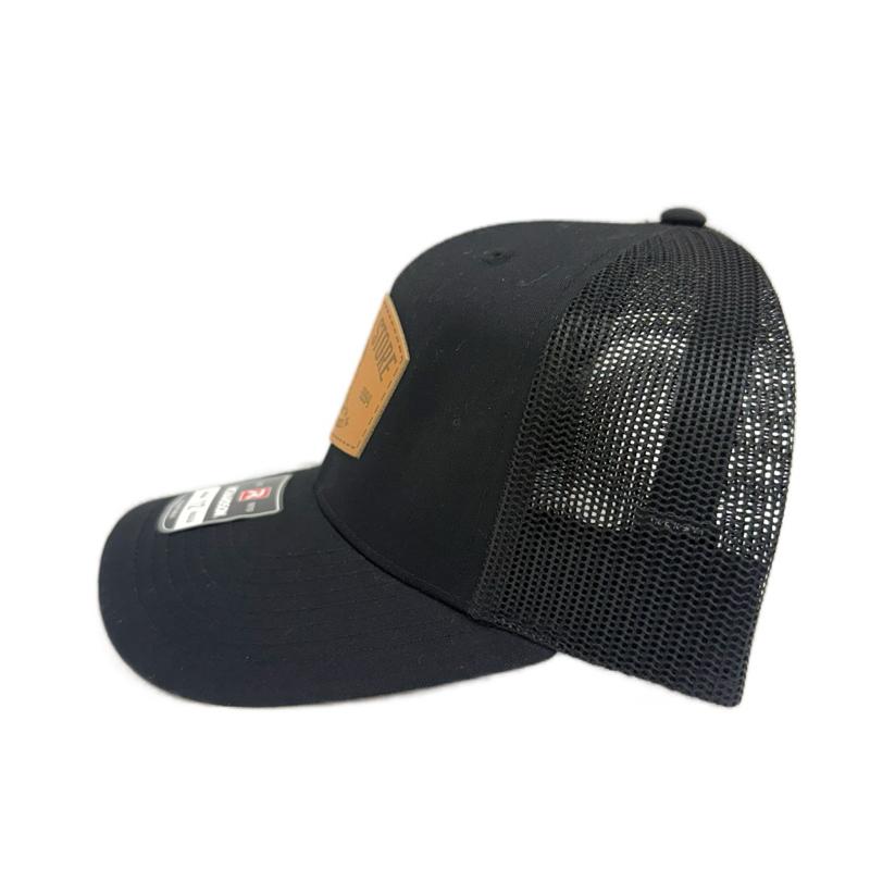 Richardson Hat - Boot Store Logo Black/Black