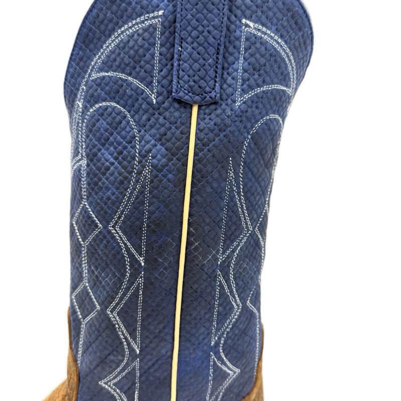 Anderson Bean - Havana Tag Boar/Blue Chex Top (Made In Texas)