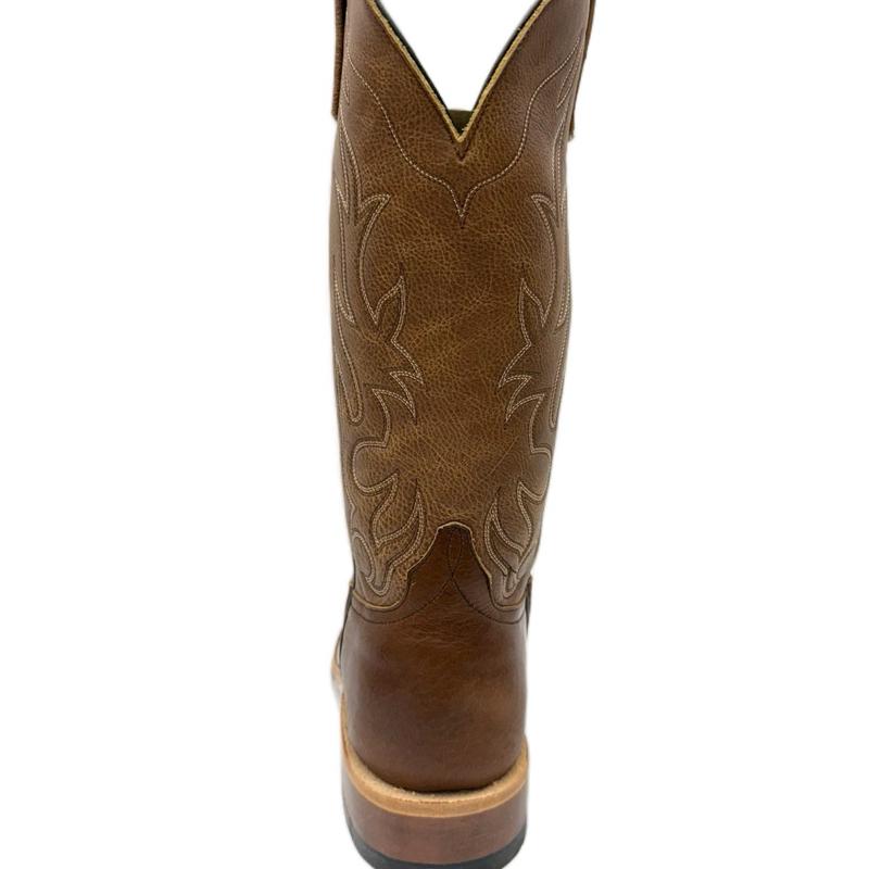 Anderson Bean - Canela Bison Navajo/Saddle West Top (Made In Texas)