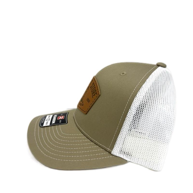 Richardson Hat - Boot Store Logo Tan/White