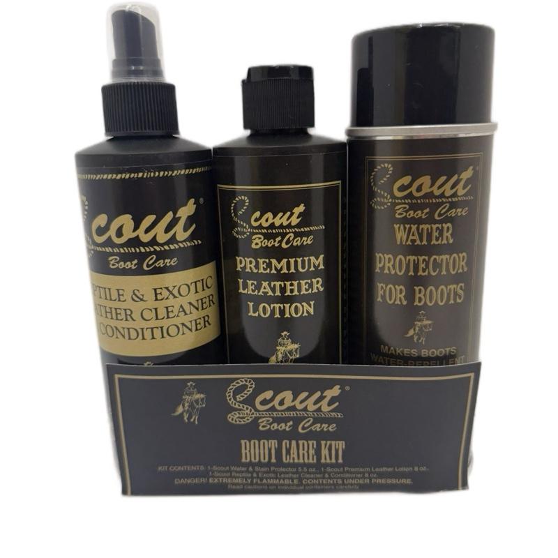 Scout Leather Boot Care Kit (3 Pack)