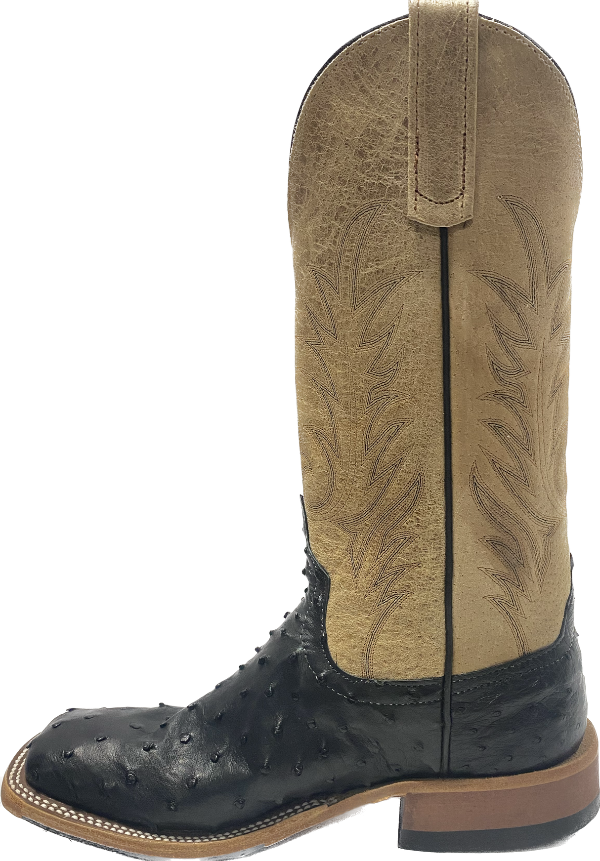 Anderson Bean - Black Ostrich FQ