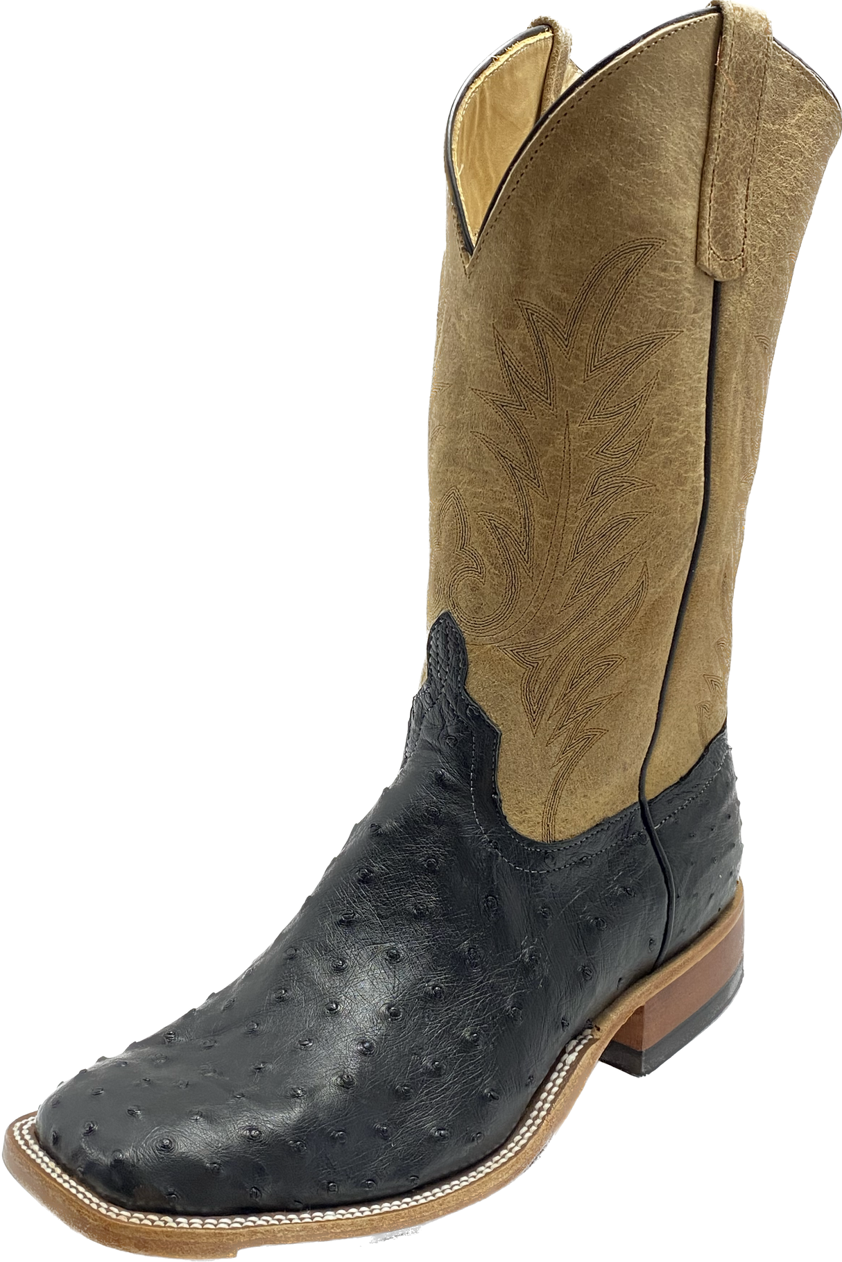 Anderson Bean - Black Ostrich FQ