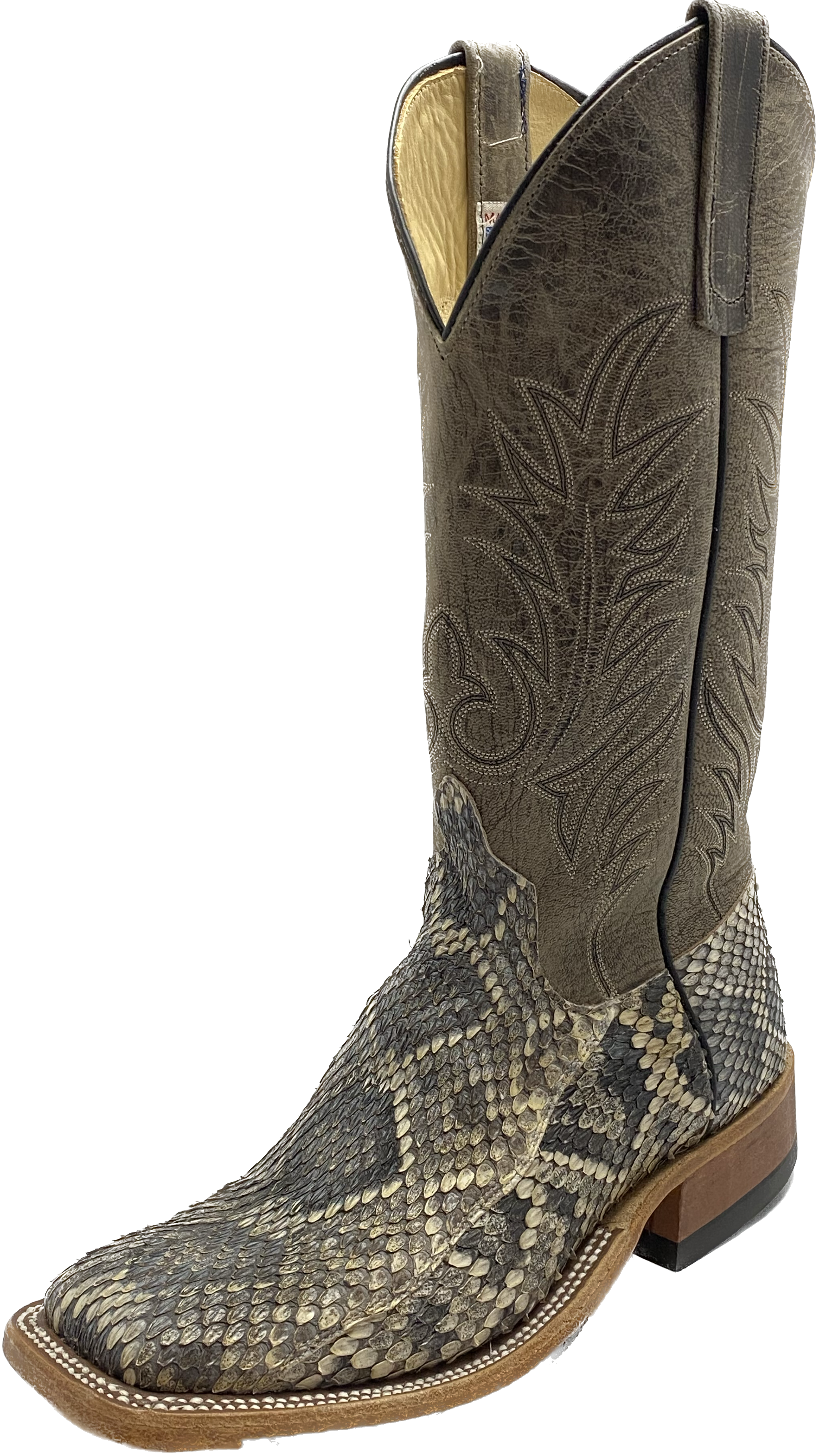 Anderson Bean Eastern Cut Rattlesnake 332304 The Boot Store